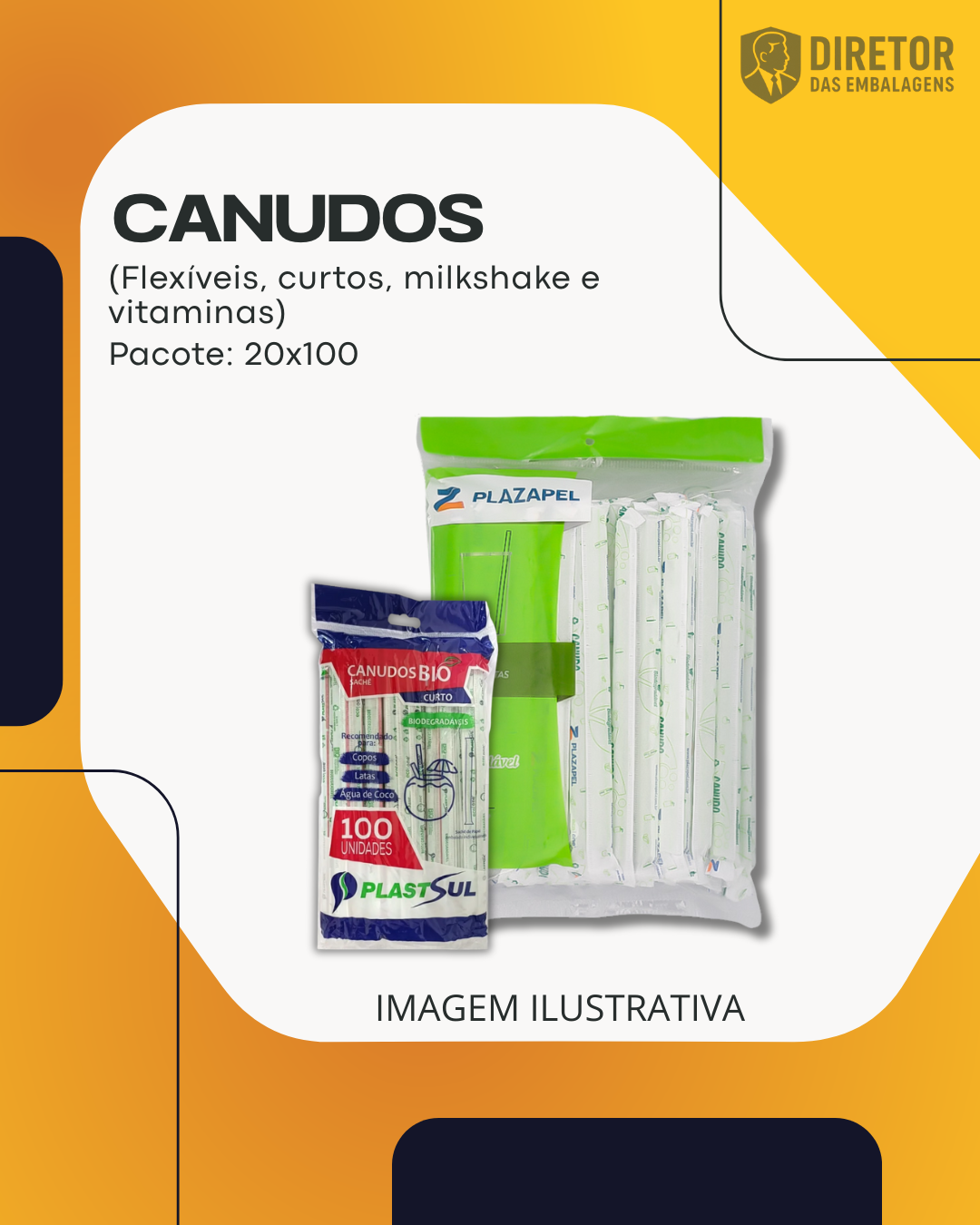 CANUDOSPLASTICO - HAMBURGUER