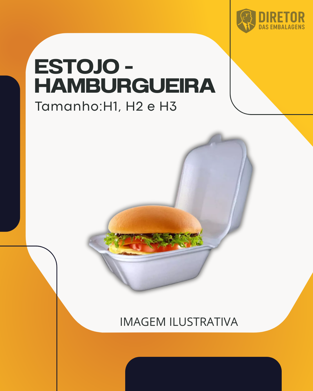 ESTOJO - HAMBURGUER- HAMBUGUEIRA